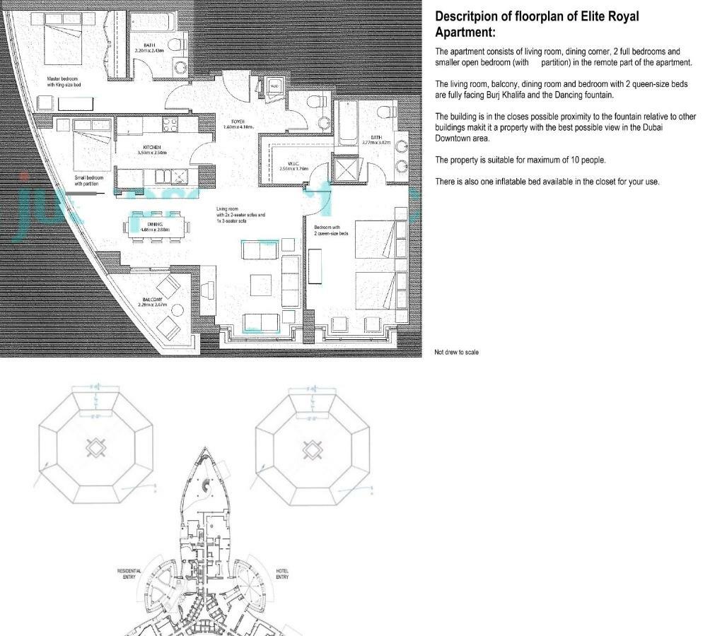 Elite Royal Apartment - Full Burj Khalifa And Fountain View - Caesar Dubaï Extérieur photo
